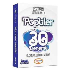 Yediiklim KPSS Eğitim Bilimleri Ölçme Ve Değerlendirme Tamamı Çözümlü 30 Popüler Deneme