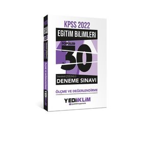 Yediiklim KPSS Eğitim Bilimleri Ölçme Ve Değerlendirme Tamamı Çözümlü 30 Popüler Deneme