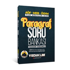 Yediiklim Tüm Adaylar İçin Paragraf Soru Bankası