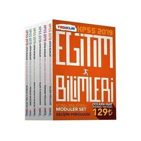 Yediiklim Yayınları 2019 KPSS Eğitim Bilimleri Konu Anlatımlı Modüler Set