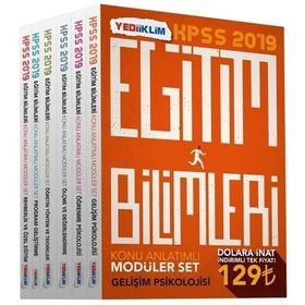 Yediiklim Yayınları 2019 KPSS Eğitim Bilimleri Konu Anlatımlı Modüler Set