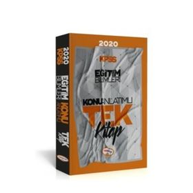 Yediiklim Yayınları 2020 Kpss Eğitim Bilimleri Tek Kitap Konu Anlatımı