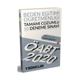 Yediiklim Yayınları 2020 ÖABT Beden Eğitimi Öğretmenliği Tamamı Çözümlü 10 Deneme Sınavı