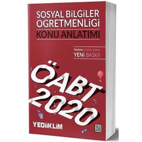 Yediiklim Yayınları 2020 ÖABT Sosyal Bilgiler Öğretmenliği Konu Anlatımı