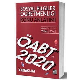 Yediiklim Yayınları 2020 ÖABT Sosyal Bilgiler Öğretmenliği Konu Anlatımı