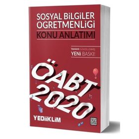 Yediiklim Yayınları 2020 ÖABT Sosyal Bilgiler Öğretmenliği Konu Anlatımı
