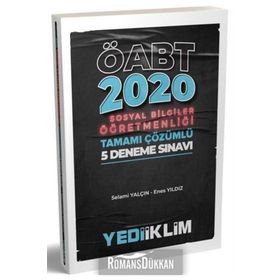 Yediiklim Yayınları 2020 ÖABT Sosyal Bilgiler Öğretmenliği Tamamı Çözümlü 5 Deneme Sınavı