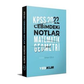 Yediiklim Yayınları 2022 KPSS Cebimdeki Notlar Matematik Geometri Kitapçığı