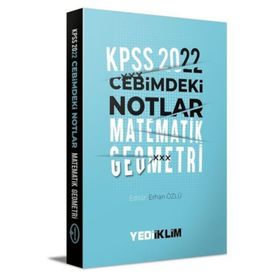 Yediiklim Yayınları 2022 KPSS Cebimdeki Notlar Matematik Geometri Kitapçığı