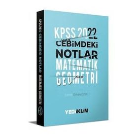 Yediiklim Yayınları 2022 KPSS Cebimdeki Notlar Matematik Geometri Kitapçığı