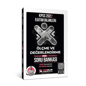Yediiklim Yayınları 2022 KPSS Eğitim Bilimleri Atölye Serisi Ölçme ve Değerlendirme Tamamı Video Çözümlü Soru Bankası