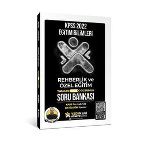 Yediiklim Yayınları 2022 KPSS Eğitim Bilimleri Atölye Serisi Rehberlik ve Özel Eğitim Çözümlü Soru Bankası