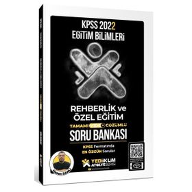 Yediiklim Yayınları 2022 KPSS Eğitim Bilimleri Atölye Serisi Rehberlik ve Özel Eğitim Çözümlü Soru Bankası
