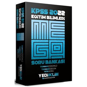 Yediiklim Yayınları 2022 KPSS Eğitim Bilimleri Mega Tamamı Çözümlü Soru Bankası