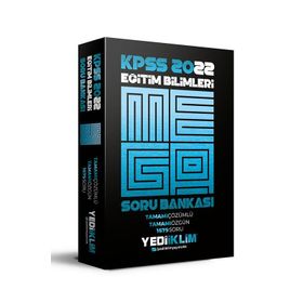 Yediiklim Yayınları 2022 KPSS Eğitim Bilimleri Mega Tamamı Çözümlü Soru Bankası