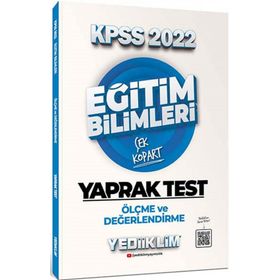 Yediiklim Yayınları 2022 KPSS Eğitim Bilimleri Ölçme ve Değerlendirme Çek Kopart Yaprak Test