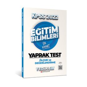 Yediiklim Yayınları 2022 KPSS Eğitim Bilimleri Ölçme ve Değerlendirme Çek Kopart Yaprak Test