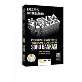 Yediiklim Yayınları 2022 KPSS Eğitim Bilimleri Ösym Ne Sorar Program Geliştirme Tamamı Çözümlü Soru Bankası