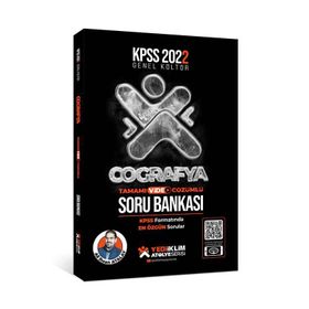 Yediiklim Yayınları 2022 KPSS Genel Kültür Atölye Serisi Coğrafya Tamamı Video Çözümlü Soru Bankası