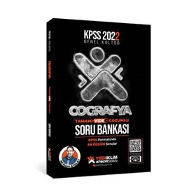 Yediiklim Yayınları 2022 KPSS Genel Kültür Atölye Serisi Coğrafya Tamamı Video Çözümlü Soru Bankası