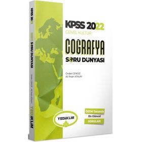 Yediiklim Yayınları 2022 KPSS Genel Kültür Coğrafya Soru Dünyası