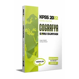 Yediiklim Yayınları 2022 KPSS Genel Kültür Coğrafya Soru Dünyası