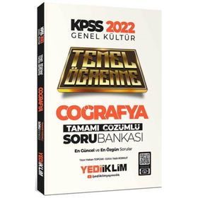 Yediiklim Yayınları 2022 KPSS Genel Kültür Coğrafya Temel Öğrenme Tamamı Çözümlü Soru Bankası