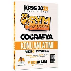 Yediiklim Yayınları 2022 KPSS Genel Kültür Ösym Ne Sorar Coğrafya Video Destekli Konu Anlatımı