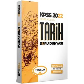 Yediiklim Yayınları 2022 KPSS Genel Kültür Tarih Soru Dünyası