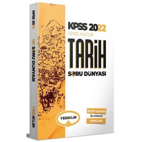 Yediiklim Yayınları 2022 KPSS Genel Kültür Tarih Soru Dünyası