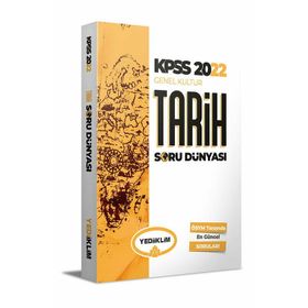 Yediiklim Yayınları 2022 KPSS Genel Kültür Tarih Soru Dünyası