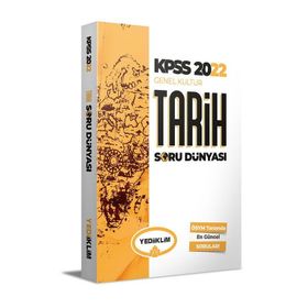 Yediiklim Yayınları 2022 KPSS Genel Kültür Tarih Soru Dünyası