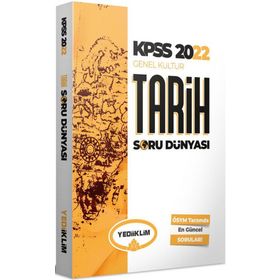 Yediiklim Yayınları 2022 KPSS Genel Kültür Tarih Soru Dünyası
