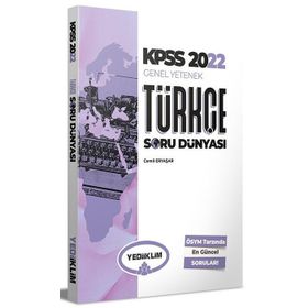 Yediiklim Yayınları 2022 KPSS Genel Yetenek Türkçe Soru Dünyası
