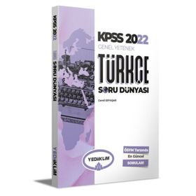 Yediiklim Yayınları 2022 KPSS Genel Yetenek Türkçe Soru Dünyası