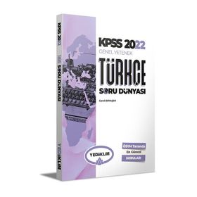 Yediiklim Yayınları 2022 KPSS Genel Yetenek Türkçe Soru Dünyası