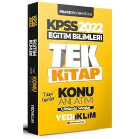 Yediiklim Yayınları 2022 Kpss Genel Yetenek Türkçe Video Destekli Konu Anlatımı