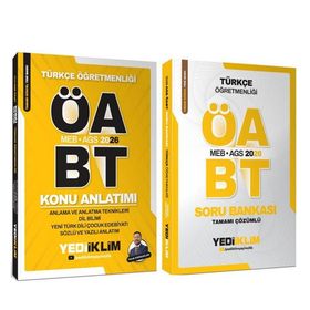 Yediiklim Yayınları 2022 KPSS ÖABT Türkçe Öğretmenliği Konu ve Soru Bankası Seti