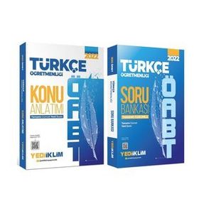 Yediiklim Yayınları 2022 KPSS ÖABT Türkçe Öğretmenliği Konu ve Soru Bankası Seti