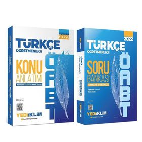 Yediiklim Yayınları 2022 KPSS ÖABT Türkçe Öğretmenliği Konu ve Soru Bankası Seti