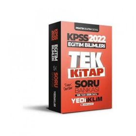 Yediiklim Yayınları 2022 KPSS Pratik Eğitim Serisi Eğitim Bilimleri Tek Kitap Soru Bankası