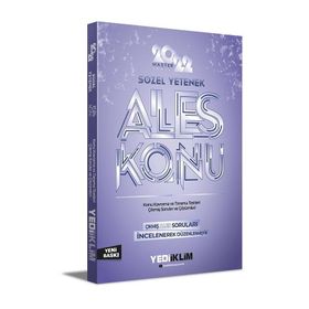 Yediiklim Yayınları 2022 Master Serisi ALES Sözel Yetenek Konu Anlatımı