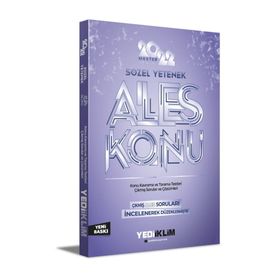 Yediiklim Yayınları 2022 Master Serisi ALES Sözel Yetenek Konu Anlatımı