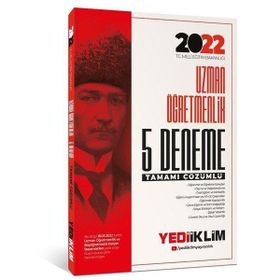 Yediiklim Yayınları 2022 MEB Uzman Öğretmenlik 5 Deneme Çözümlü