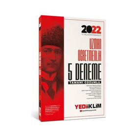 Yediiklim Yayınları 2022 MEB Uzman Öğretmenlik 5 Deneme Çözümlü