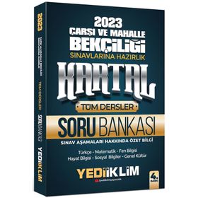 Yediiklim Yayınları 2023 Çarşı ve Mahalle Bekçiliği Sınavlarına Hazırlık Kartal Mülakat Soru Bankası