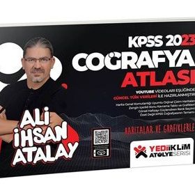 Yediiklim Yayınları 2023 KPSS Atölye Serisi Haritalar ve Grafiklerle Coğrafya Atlası
