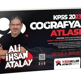 Yediiklim Yayınları 2023 KPSS Atölye Serisi Haritalar ve Grafiklerle Coğrafya Atlası