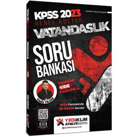 Yediiklim Yayınları 2023 KPSS Atölye Serisi Vatandaşlık Tamamı Video Çözümlü Soru Bankası