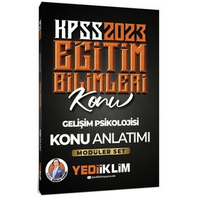Yediiklim Yayınları 2023 KPSS Eğitim Bilimleri Gelişim Psikolojisi Konu Anlatımı